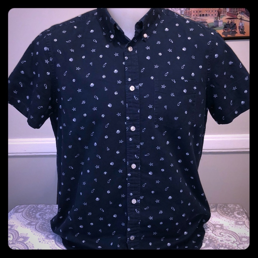 Men’s Gap Button up Short Sleeve Shirt